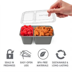 Bentgo Prep 60-Piece Variety Meal Prep Kit -Bentgo BGPRPAK5 M 5