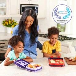 Bentgo Kids Prints Lunch Box, Lunch Bag, & Ice Packs -Bentgo BGPTBDL2 RKT 6