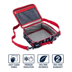 Bentgo Kids Prints Lunch Box, Lunch Bag, & Ice Packs -Bentgo BGPTBDL2 RKT 9