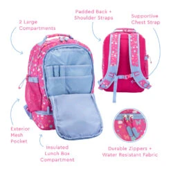 Bentgo Kids Prints Lunch Box & Backpack 30 Bentgo Kids Prints Lunch Box & Backpack -Bentgo BGPTBDL3 RBO 9