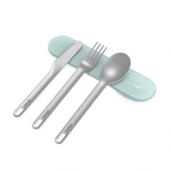 Bentgo Stainless Steel Travel Utensil Set -Bentgo BGSSUT AQ 3
