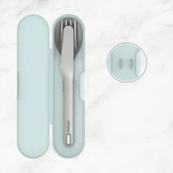Bentgo Stainless Steel Travel Utensil Set -Bentgo BGSSUT AQ 5
