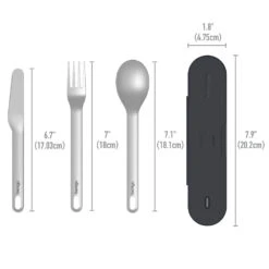 Bentgo Stainless Steel Travel Utensil Set -Bentgo BGSSUT CB 6