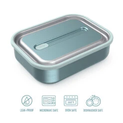Bentgo MicroSteel Lunch Box -Bentgo BGSTLCH AQ 4