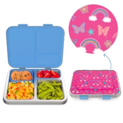 Bentgo Kids Stainless Steel Prints Lunch Box -Bentgo BGSTLPT RBO