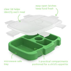 Bentgo Kids Tray With Transparent Cover 30 Bentgo Kids Tray With Transparent Cover -Bentgo BKTRAY G 4