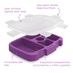 Bentgo Kids Tray With Transparent Cover 35 Bentgo Kids Tray With Transparent Cover -Bentgo BKTRAY P 4