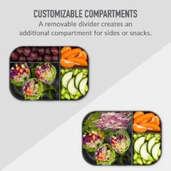 Bentgo Modern Tray With Matte Lid 25 Bentgo Modern Tray With Matte Lid -Bentgo BMDTRAY DG 4