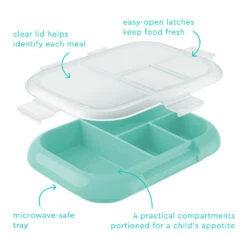 Bentgo Kids Chill Tray With Transparent Cover 25 Bentgo Kids Chill Tray With Transparent Cover -Bentgo Bentgo chill replacement tray aqua 3