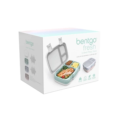 Bentgo Fresh 3pk Reusable 3 Compartment Containers For Prepping, Microwave & Dishwasher Safe 7 Bentgo Fresh 3pk Reusable 3 Compartment Containers For Prepping, Microwave & Dishwasher Safe - Image 6