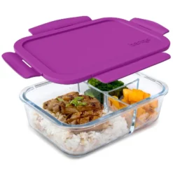 Bentgo 41oz Glass Leak-proof Lunch Box With Plastic Lid 19 Bentgo 41oz Glass Leak-proof Lunch Box With Plastic Lid -Bentgo GUEST 2254c90e 80ec 4c08 8237 f9a05adfaa7e