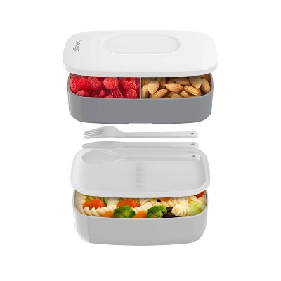 Bentgo Classic All-in-One Stackable Lunch Box Container With Built In Flatware 7 Bentgo Classic All-in-One Stackable Lunch Box Container With Built In Flatware - Image 5