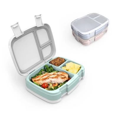 Bentgo Fresh 3pk Reusable 3 Compartment Containers For Prepping, Microwave & Dishwasher Safe 3 Bentgo Fresh 3pk Reusable 3 Compartment Containers For Prepping, Microwave & Dishwasher Safe - Image 2