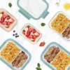 Bentgo 8pc Glass Leak-Proof Meal Prep Set Coastal -Bentgo GUEST 653223d0 3d36 47d7 925e 4b0dbcd5bb68