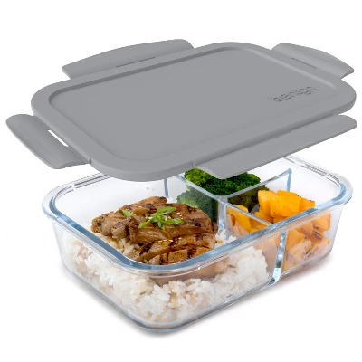 Bentgo 41oz Glass Leak-proof Lunch Box With Plastic Lid 9 Bentgo 41oz Glass Leak-proof Lunch Box With Plastic Lid - Image 7