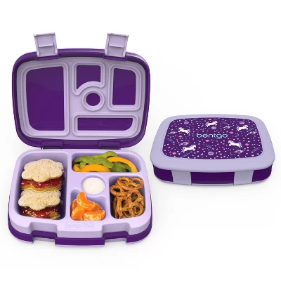 Bentgo Kids' Prints Leakproof, 5 Compartment Bento-Style Lunch Box 19 Bentgo Kids' Prints Leakproof, 5 Compartment Bento-Style Lunch Box - Image 17
