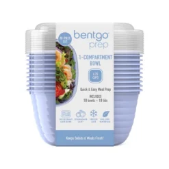 Bentgo Prep Single Compartment Bowl Set - 20pc -Bentgo GUEST 9178d9cf e56f 42bc 9e6c dfd88dfee3c2