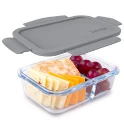 Bentgo 14.2oz Glass Snack Container With Plastic Lid -Bentgo GUEST a62857db 2e53 4049 b31a 10c8c5756b05