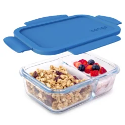 Bentgo 14.2oz Glass Snack Container With Plastic Lid -Bentgo GUEST c58e54a2 53b4 4ea7 bf2c 7b63de7bd7e9