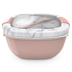Bentgo Blush Marble Salad Container 1 Pk 11 Bentgo Blush Marble Salad Container 1 Pk -Bentgo b71c96fc 4476 4457 9d45 29b8f55818f4