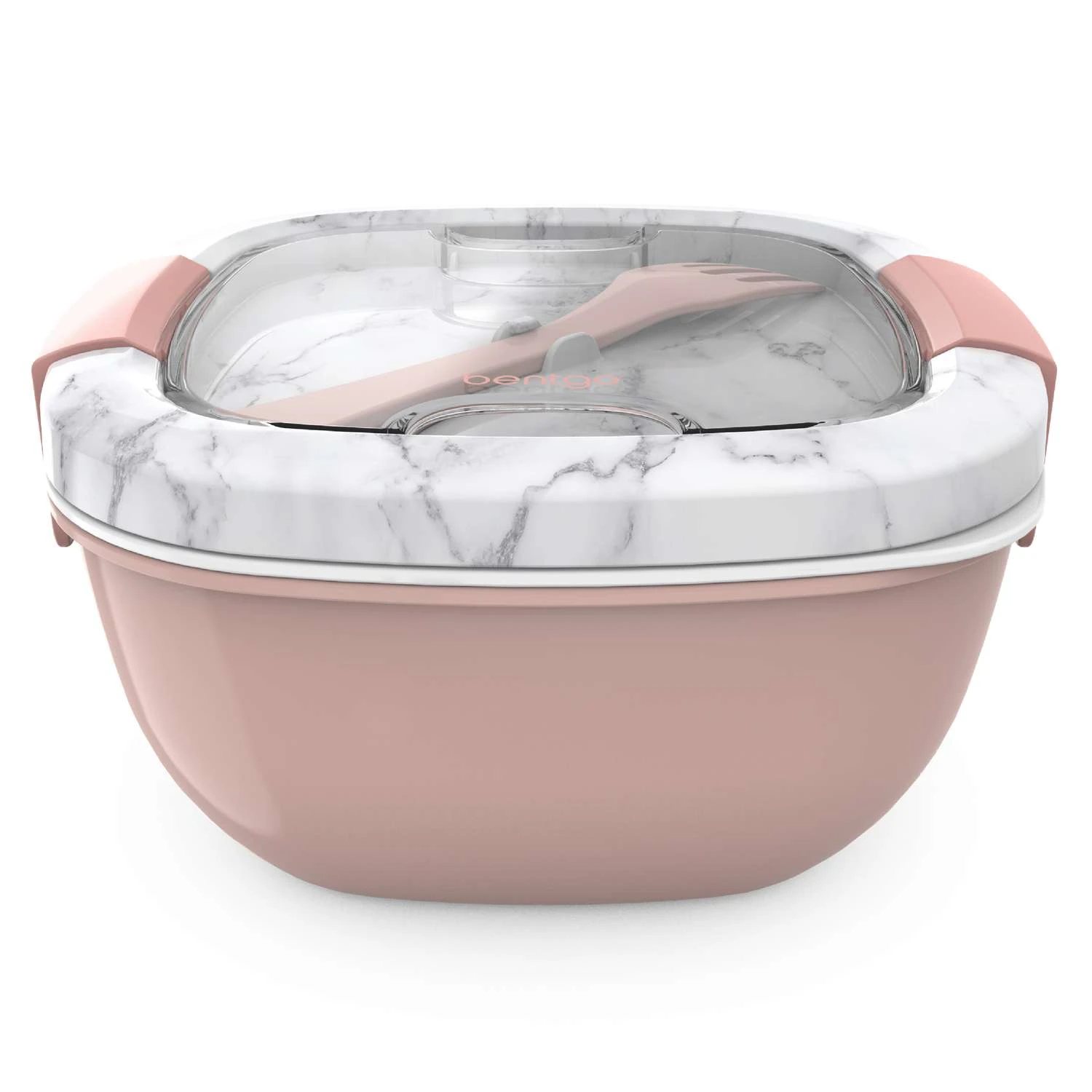Bentgo Blush Marble Salad Container 1 Pk 6 Bentgo Blush Marble Salad Container 1 Pk - Image 4