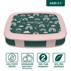 Bentgo Kids Prints Lunch Box 23 Bentgo Kids Prints Lunch Box -Bentgo bentgo kids prints lunch green rainbow 3