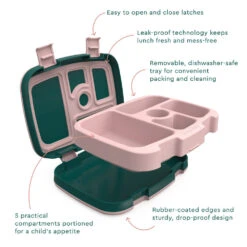 Bentgo Kids Prints Lunch Box 25 Bentgo Kids Prints Lunch Box -Bentgo bentgo kids prints lunch green rainbow 5