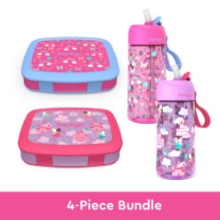 Bentgo Kids Prints Lunch Boxes & Water Bottles 30 Bentgo Kids Prints Lunch Boxes & Water Bottles -Bentgo bentgo lunch box bottle bundle rainbow fairy 1