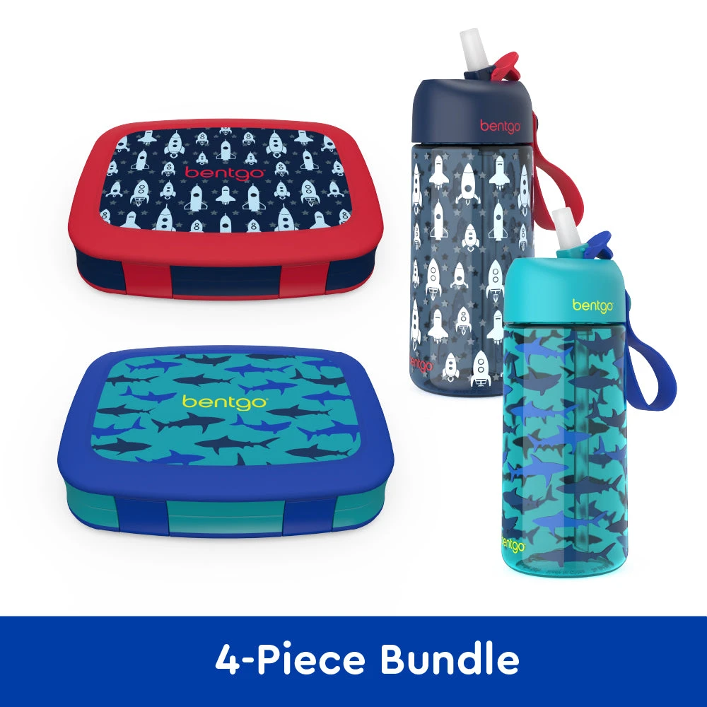Bentgo Kids Prints Lunch Boxes & Water Bottles 19 Bentgo Kids Prints Lunch Boxes & Water Bottles - Image 17
