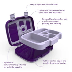 Bentgo Kids Prints Lunch Box & Water Bottle -Bentgo bentgo lunch box bottle bundle unicorn 5