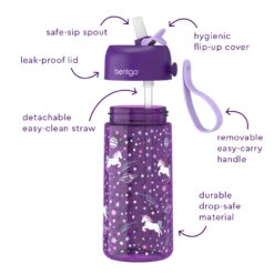 Bentgo Kids Prints Lunch Box & Water Bottle -Bentgo bentgo lunch box bottle bundle unicorn 6