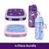 Bentgo Kids Prints Lunch Boxes & Water Bottles 1 Bentgo Kids Prints Lunch Boxes & Water Bottles -Bentgo bentgo lunch box bottle bundle unicorn galaxy 1