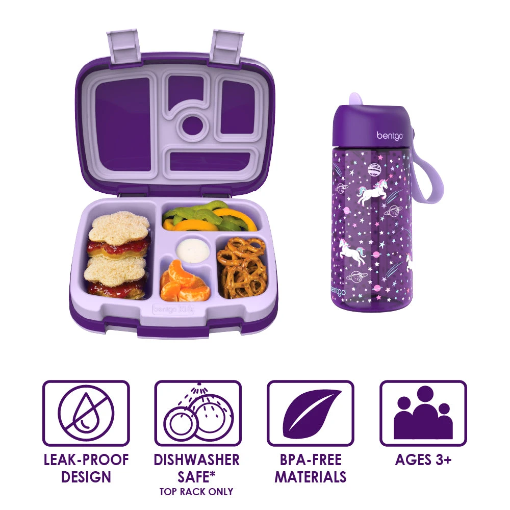 Bentgo Kids Prints Lunch Boxes & Water Bottles 5 Bentgo Kids Prints Lunch Boxes & Water Bottles - Image 3