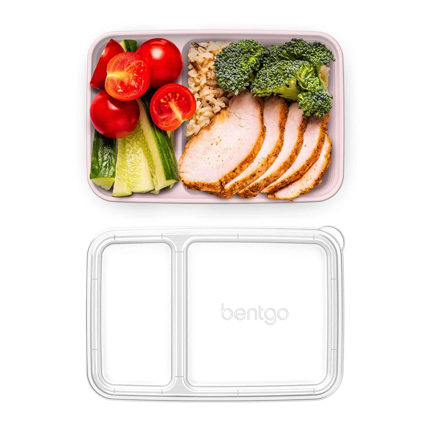 Bentgo 3 Cups Blush Pink Meal-Prep Container 10 Pk 4 Bentgo 3 Cups Blush Pink Meal-Prep Container 10 Pk - Image 2