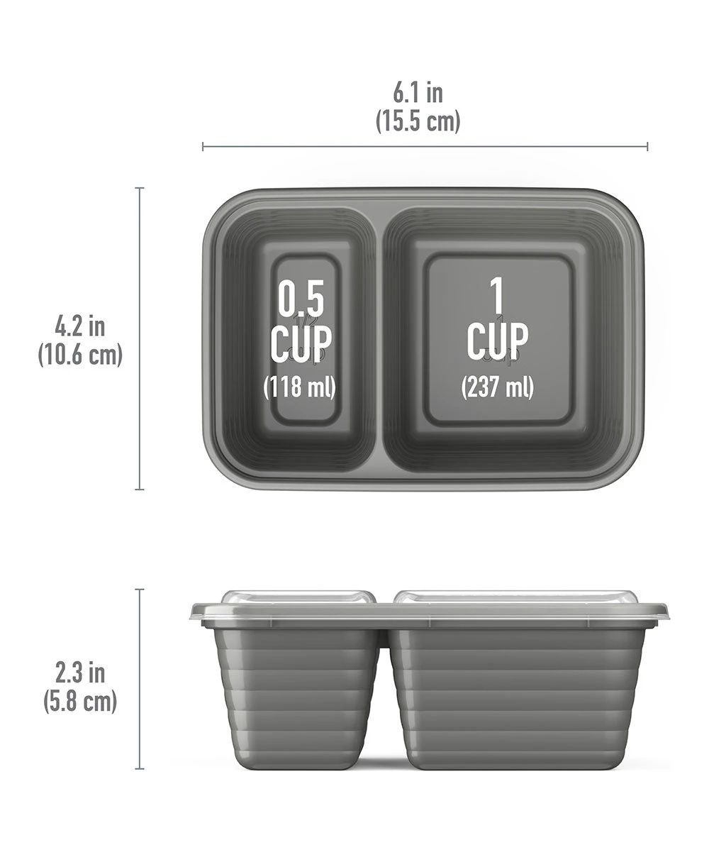 Rose Gold & Silver 80-Pc. Food Storage Container Set 6 Rose Gold & Silver 80-Pc. Food Storage Container Set - Image 4