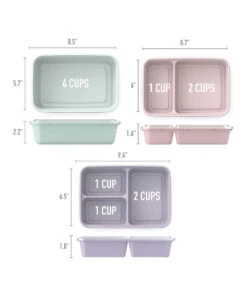 Mint Green & Rose Pink 80-Pc. Food Storage Container Set -Bentgo zu103319992 alt 2 tm1645140921