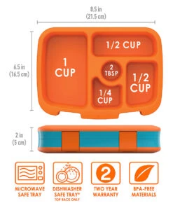 Orange & Blue Planes Five-Compartment Lunch Box -Bentgo zu105942216 alt 3 tm1662049663