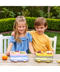 Pink & Green Leopard Five-Compartment Lunch Box -Bentgo zu105946977 alt 4 tm1653657405