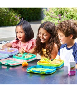 Red & Gray Trucks Five-Compartment Bento Lunch Box -Bentgo zu105946995 alt 4 tm1653657405