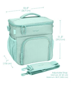 Coastal Aqua Prep Deluxe Multi-Meal Bag -Bentgo zu105953850 alt 4 tm1653657405
