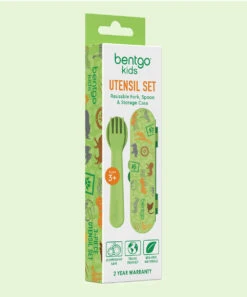 Green Safari Utensil Set -Bentgo zu112746949 alt 4 tm1677943768