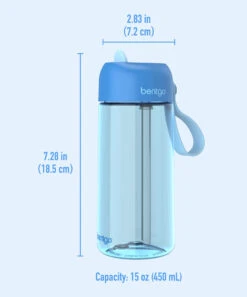 Blue Tritan Water Bottle -Bentgo zu115318956 alt 4 tm1689356319