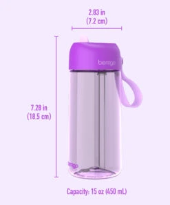 Purple Tritan Water Bottle -Bentgo zu115323069 alt 4 tm1689356319