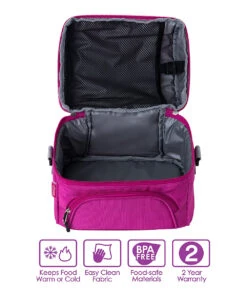Purple Deluxe Bento Box Lunch Bag 9 Purple Deluxe Bento Box Lunch Bag -Bentgo zu70648244 alt 3 tm1547761656