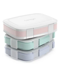Pastel Green Three-Meal Fresh Prep Pack Bento Box Set