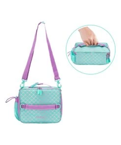 Aqua & Pink Mermaid Scale Lunch Tote -Bentgo zu95758361 alt 2 tm1623779515