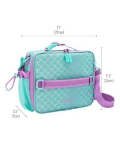 Aqua & Pink Mermaid Scale Lunch Tote -Bentgo zu95758361 alt 3 tm1623779515