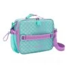 Aqua & Pink Mermaid Scale Lunch Tote