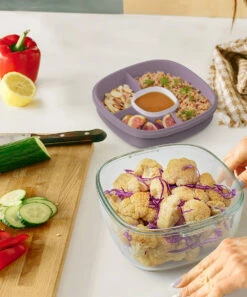 Lavender Glass Leak-Proof Salad Container -Bentgo zu95758366 alt 2 tm1622564571