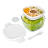 White Glass Leak-Proof Salad Container 2 White Glass Leak-Proof Salad Container -Bentgo zu95758368 main tm1622564571